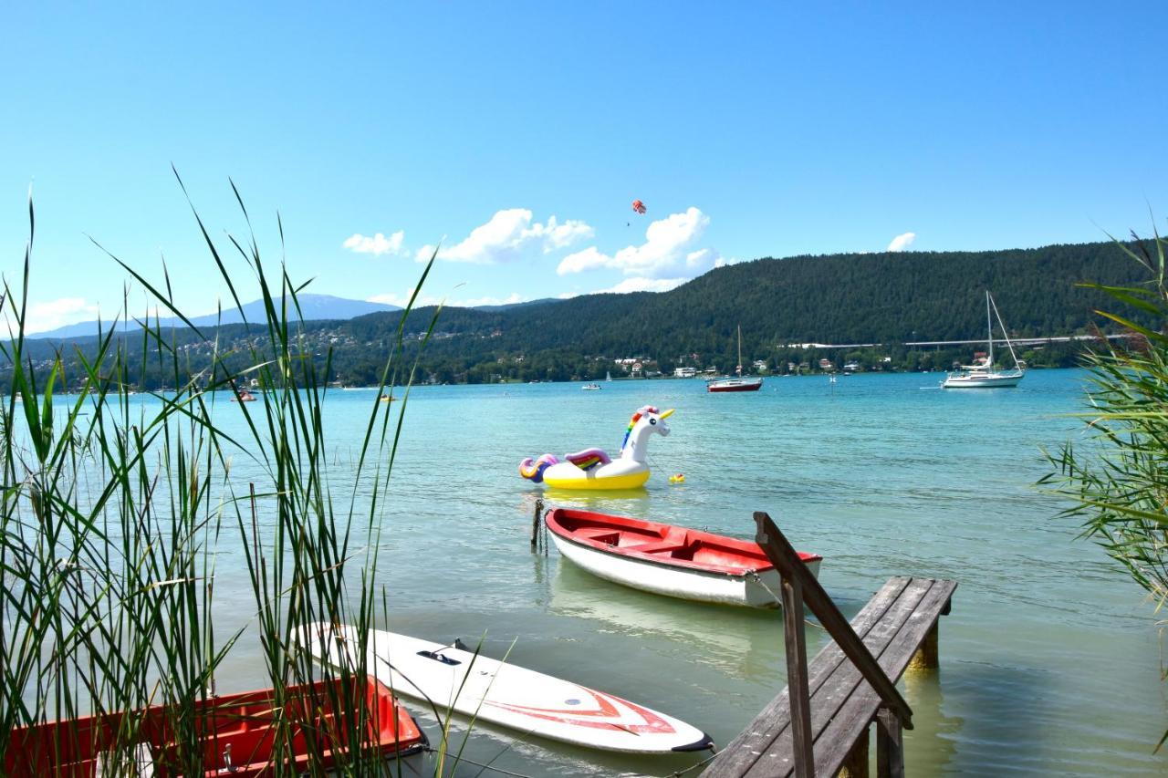 Ferienwohnung Schellander Privatstrand Velden am Wörthersee Eksteriør bilde