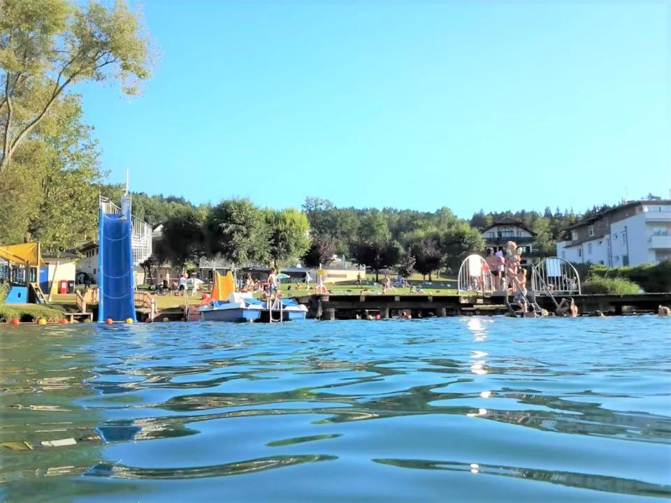 Ferienwohnung Schellander Privatstrand Velden am Wörthersee Eksteriør bilde